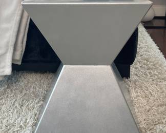 Geometric side table