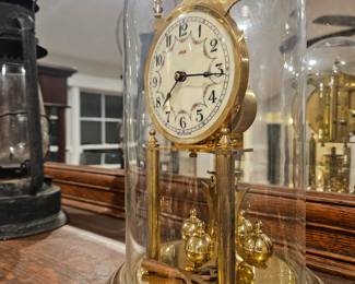 Mid-century Kundo mantel anniversary clock