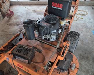 52" walk behind lawn mower (works)