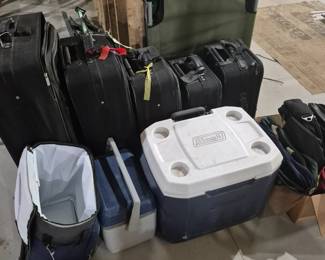 Luggage, coolers