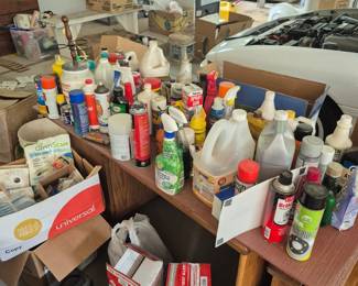 Lots of garage/car/yard products