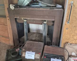 Fireplace and dehumidifiers