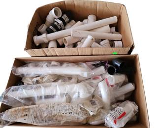 Plumbing LOT: PVC Pipe Fittings U Joints Elbows