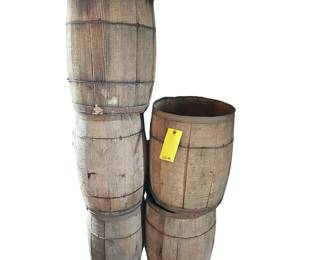 5 Nail Barrels Primitive LOT Bale ~18"