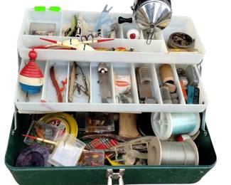 Vintage Fishing LOT: Tackle Box