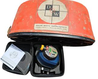 RYOBI Laser Level + David White Transom Transit Vintage