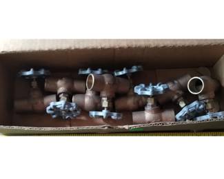 Plumbing LOT: ~8 NIBCO Global Globe Valves Shut off Brass