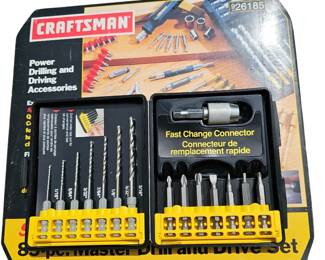 Power Tool: NEW Craftsman Power Speed-Lok Drill Set 926185 Bits