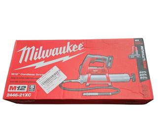 Power Tool: New Milwaukee M12 Cordless Grease Gun 2446-21XC