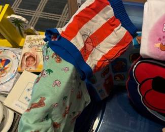 Assorted toddler items.