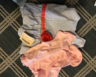 Infant outfits.