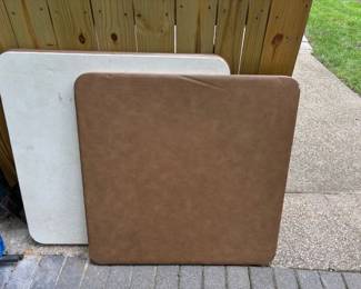 Assorted card tables.