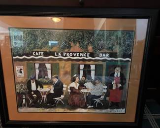 Guy Buffet - "Cafe La Provence Bar."