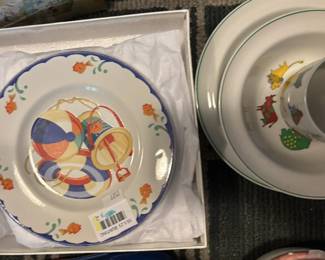 Children's dish sets.