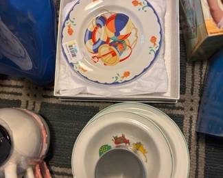 Assorted toddler items.