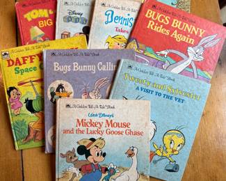 Group of delightful vintage Golden Books.