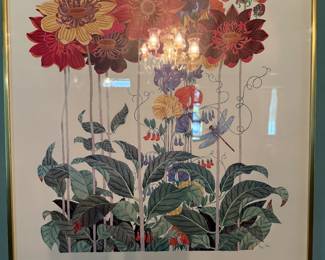 Mid century modern print by Tony Chen.