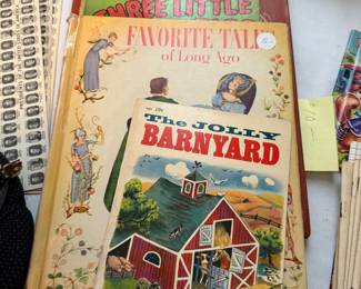 Another grouping of vintage children's books.