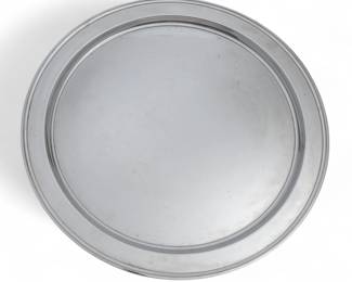 Lot 25 | Tiffany & Co (NY) Sterling Silver Pattern 20221 Serving Tray Dia. 15" 36t oz