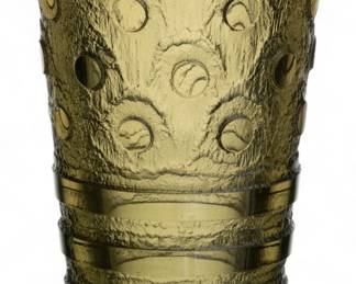 Lot 1041 | Daum Nancy (French) Art Deco Etched Glass Vase H 8" Dia. 5" 1 PC