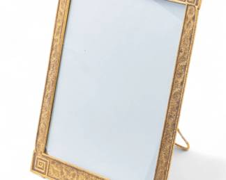 Lot 100 | Tiffany Studios (New York) 'Modeled' Pattern Dore Bronze 1129 Picture Frame, Ca. 1929 H 12.3" W 9.8"