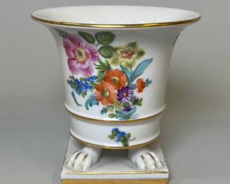 Herend Porcelain Paw Foot Vase