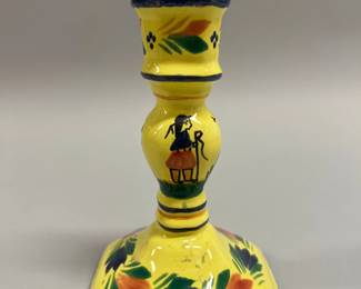 Quimper France Candlestick