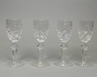 Set Of Four Waterford Crystal Powerscourt Cordial Glasses