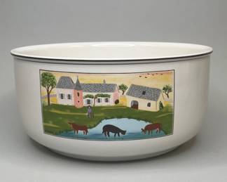 Villeroy & Boch Rural Landscape Pattern Serving Bowl