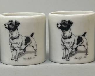 The Huntsman Jack Russell Terrier Napkin Rings (4)