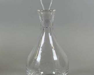 Steuben Decanter With Tear Drop Stopper