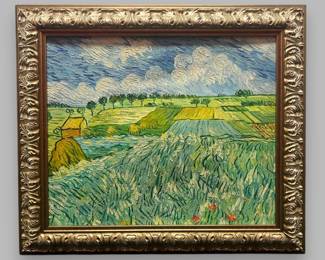 After Vincent Van Gogh, Plain Near Auvers, 21st Century
