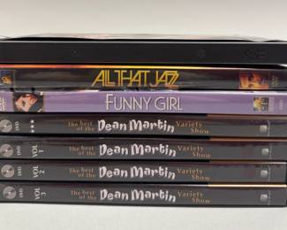 Musical DVD Variety-Dean Martin, All That Jazz, Funny Girl And Chicago