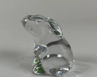 Baccarat Crystal Glass Bunny Rabbit Figurine