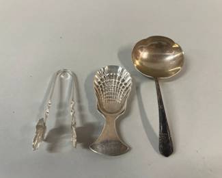 Sterling Silver Utensils Including Tiffany And Co. Sugar Spoon