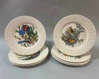 The Birds Of America From Original Drawings By John James Audubon Assorted Dinner Plates (8)