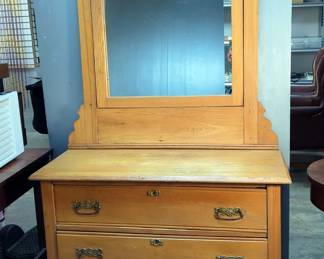 Hand Crafted Dresser With Tilt Mirror