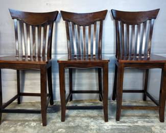 Bar Stools With Slat Backs