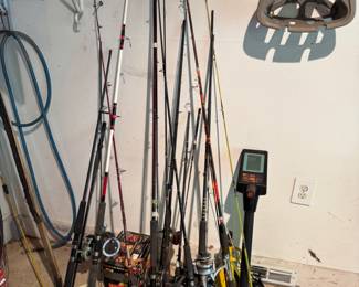 Fishing poles and lures