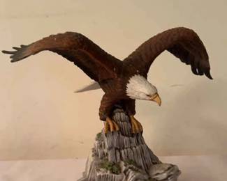 Bald Eagle Figurine Taking Flight