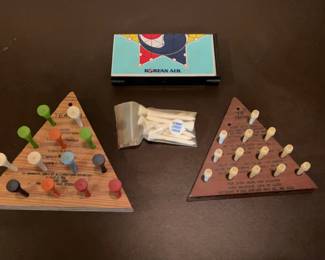 Small Peg Games Korean Air Crown Chess Game
