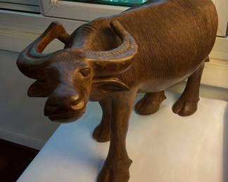 Hard Carved Water Buffalo