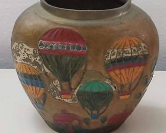 Hand Made Balloon Brass Vase