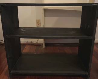 Small Black Wood Shelving Unit