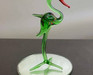 Colorful Glass Adult Bird