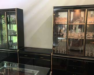 Broyhill Furniture MCM China Cabinet, 5 Pieces