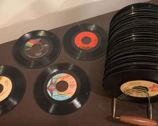 45 Records A Metal Record Stand