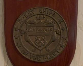 Navy Plaque Key Ships Of The Fleet