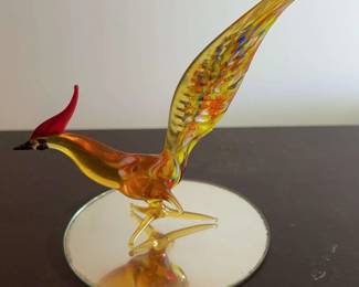 Colorful Glass Adult Pheasant