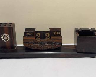 Wooden Desk Organizer